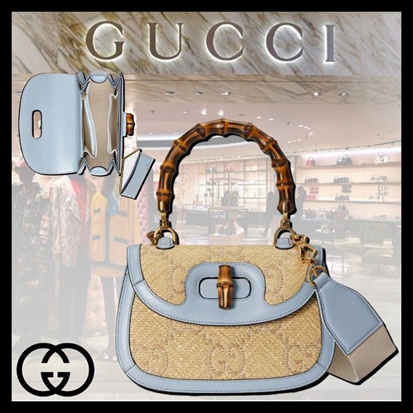 【グッチ GUCCI】スペシャル バンブー 1947 スモールバッグ ショルダーバッグ  675797UWBJT8722